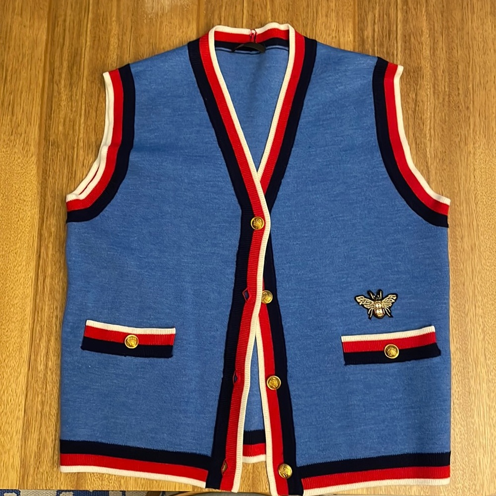 Maje Gorgeous Blue Vest!!😍